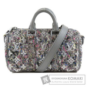 Louis Vuitton Keepall LV Felt Handbag Leather